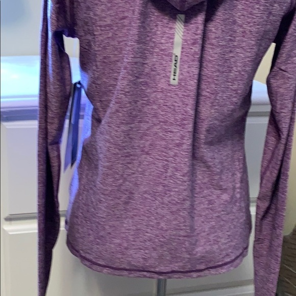 Head purple lightweight hoodie, reflective stripe - Picture 8 of 12